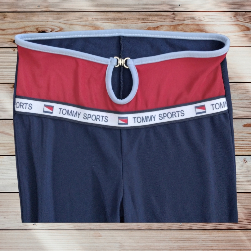 Vintage Tommy Hilfiger Athleisure Workout Stretch Pants XS Pristine Condition.